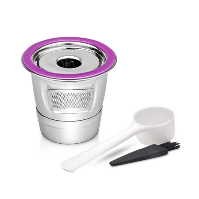 Stainless Steel Coffee Cup Reusable K Cup for 2.0/1.0 Mini Plus Coffee Filter Accessory Coffee Cup R
