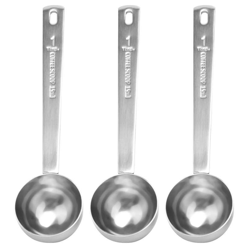 Stainless Steel Coffee Spoon Long Handle Coffee Measuring Spoon Metal 1 Tablespoon Coffee Spoon Cof
