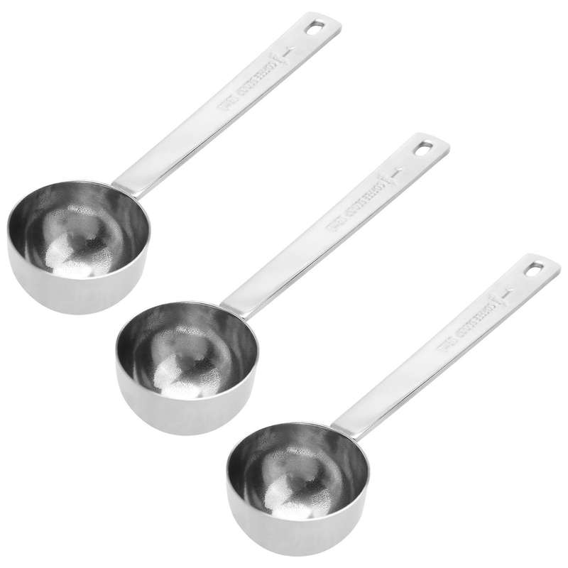 Stainless Steel Coffee Spoon Long Handle Coffee Measuring Spoon Metal 1 Tablespoon Coffee Spoon Cof