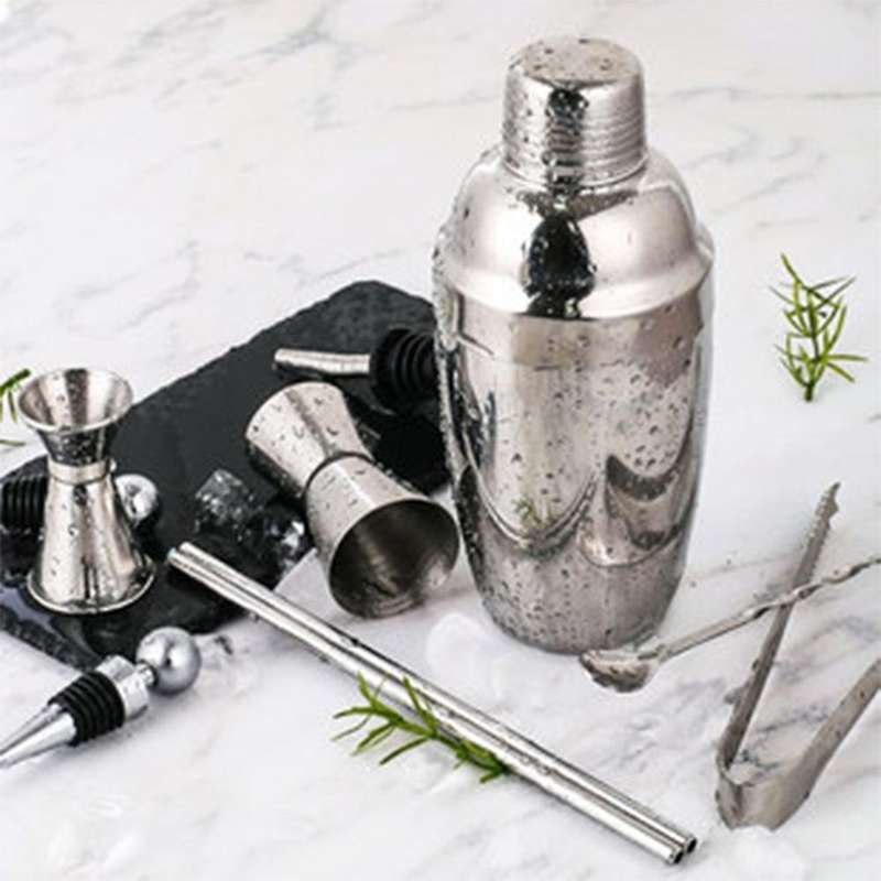 Stainless Steel Cocktail Shaker Set Cocktail Shaker Bartender Full Set of Tools