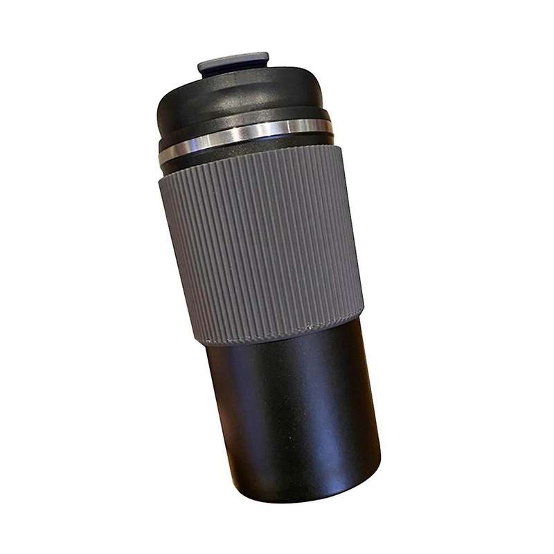 Stainless Steel Cup Fashion Simple Coffee Cup with Silicone Case Portable Water Cup Vacuum Cup
