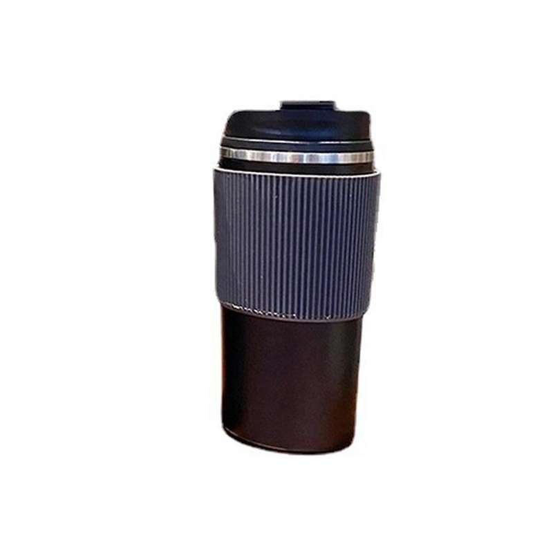 Stainless Steel Cup Fashion Simple Coffee Cup with Silicone Case Portable Water Cup Vacuum Cup