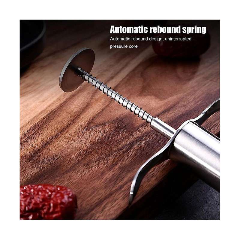 Stainless Steel Core Remover Tool for Hawthorn Grape Red Date De-Nucleator Hawthorn Seed Removing To