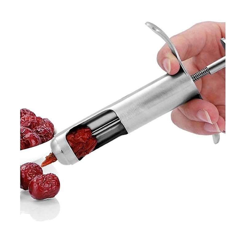 Stainless Steel Core Remover Tool for Hawthorn Grape Red Date De-Nucleator Hawthorn Seed Removing To