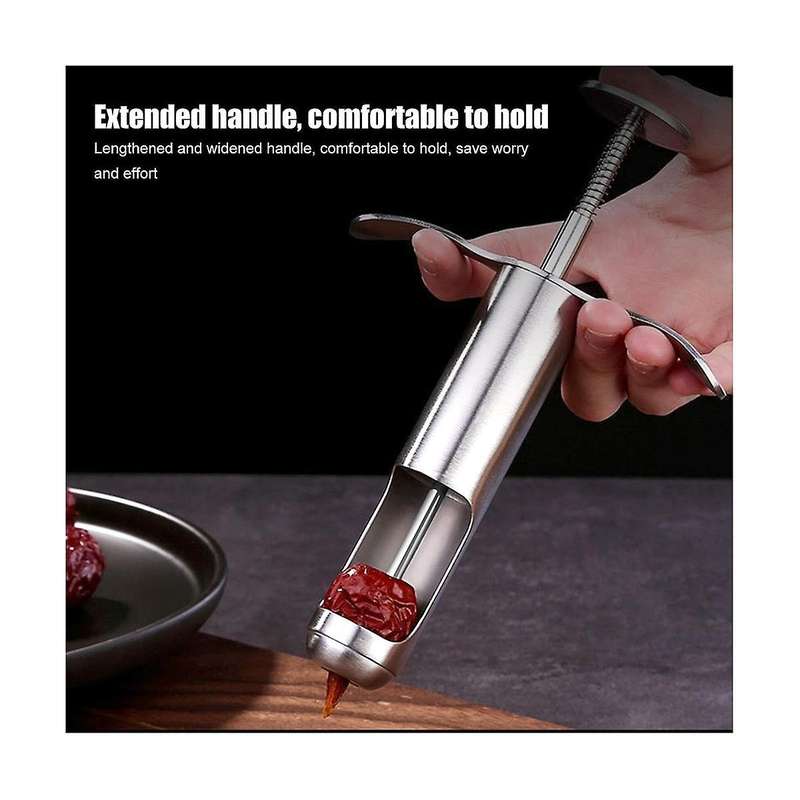 Stainless Steel Core Remover Tool for Hawthorn Grape Red Date De-Nucleator Hawthorn Seed Removing To