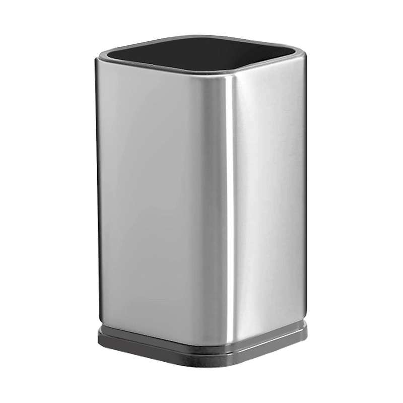 Stainless Steel Cutlery Holder is Suitable for Countertop Black Cooking Utensil Holder for Deep Stab