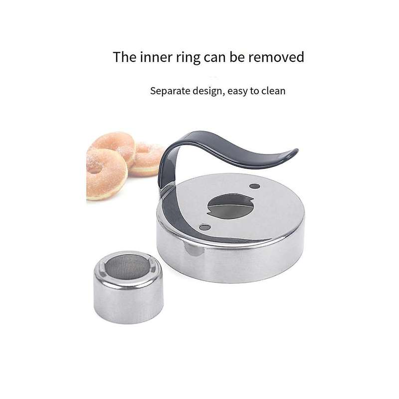 Stainless Steel Donut Mould Cake Mold Multifunctional Donut Ring Fondant Cookie Muffin Makerbaking U