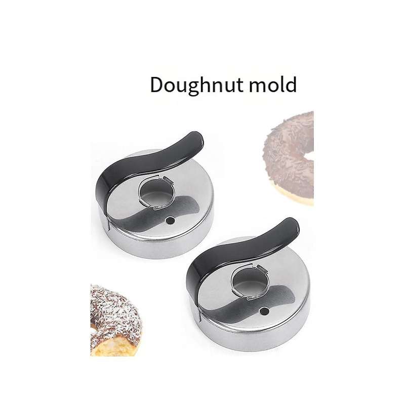 Stainless Steel Donut Mould Cake Mold Multifunctional Donut Ring Fondant Cookie Muffin Makerbaking U