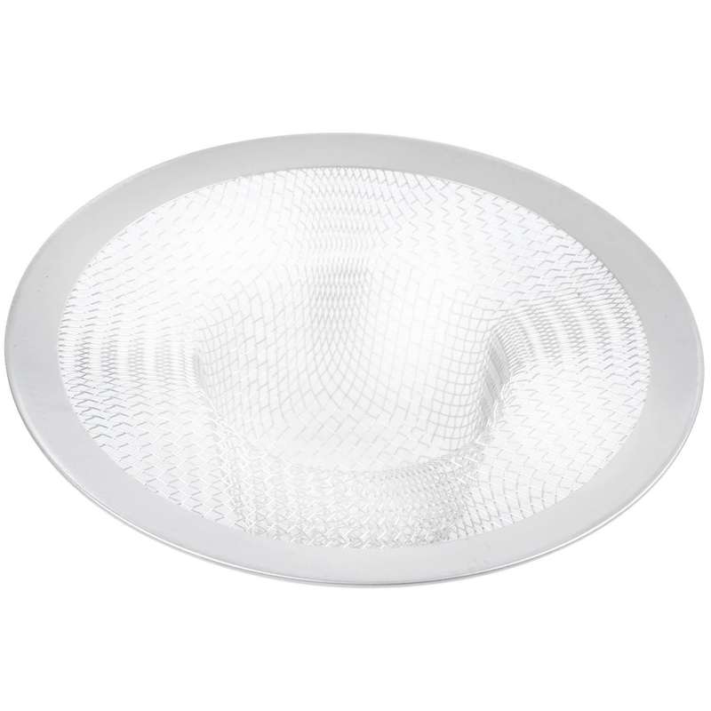Stainless Steel Drainer Basin Filter Mesh Sink Strainer 3.5 Inch Top Diameter
