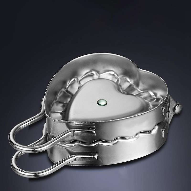 Stainless Steel Dumpling Mold Pressed Dough Wonton Dumpling Mold Pastry Tool Household Dumpling Mach