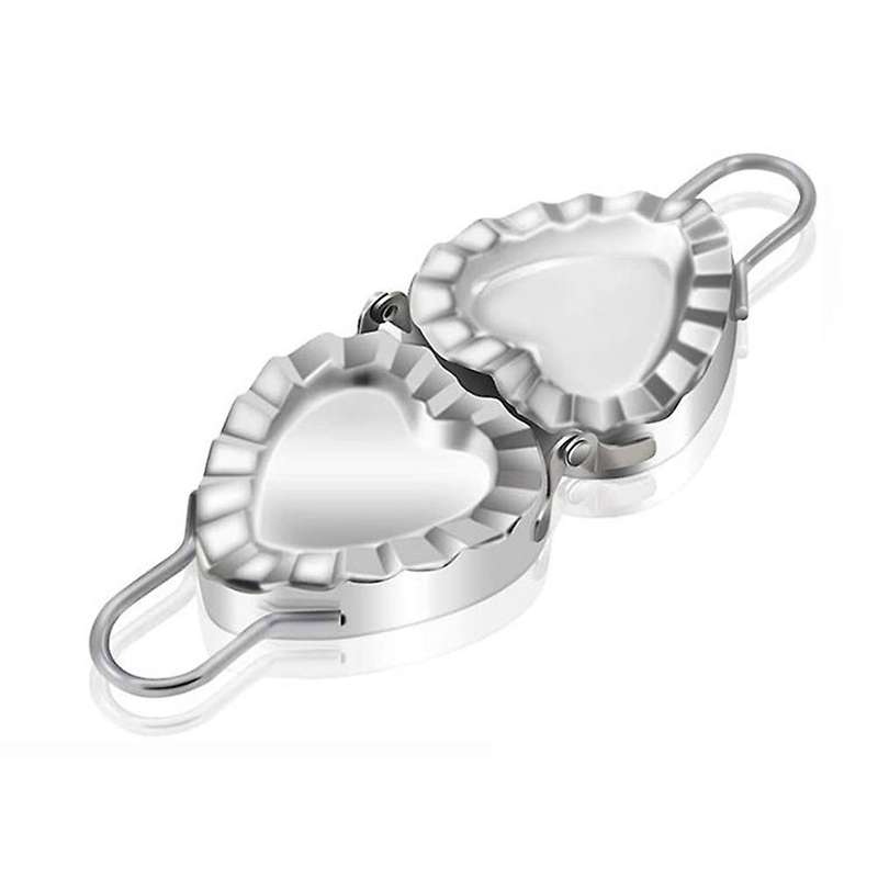 Stainless Steel Dumpling Mold Pressed Dough Wonton Dumpling Mold Pastry Tool Household Dumpling Mach