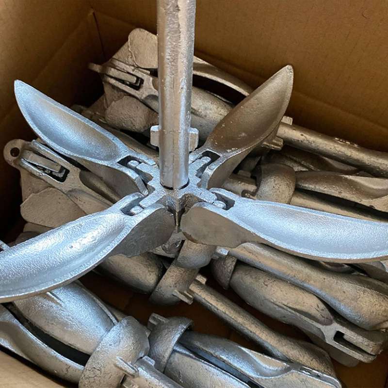 Stainless Steel Durable Docking Hardware Boat Folding Grapnel Anchor for Boat Marine Yacht,1.5KG
