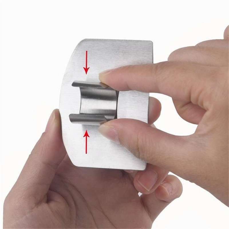 Stainless Steel Finger Hand Protector, Stainless Steel Finger Guard for Cutting Food, Finger Shield