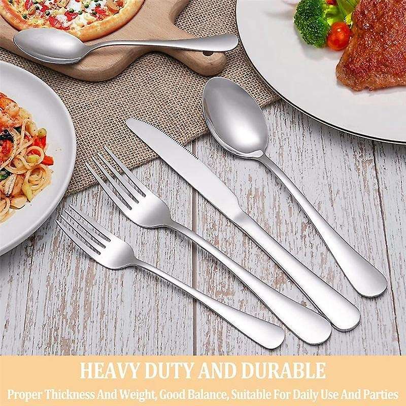 Stainless Steel Flatware Cutlery Set, Stain Kitchen Utensil Tableware Set,Spoons Forks Knives for Ho
