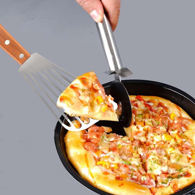 Stainless Steel Fish Spatula Turner,Metal Spatula Compatible Flipping Frying