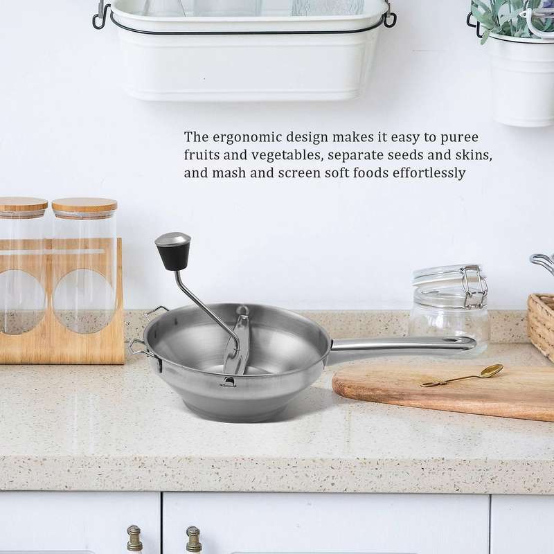 Stainless Steel Food Mill Great Compatible Making Puree Home Kitchen Tools