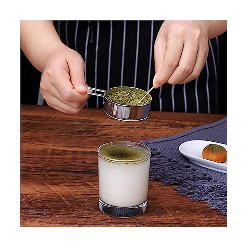 Stainless Steel Flour Sieve Handheld Small Sieve Household Kitchen Mesh Sieve for Sugar Flour Powde