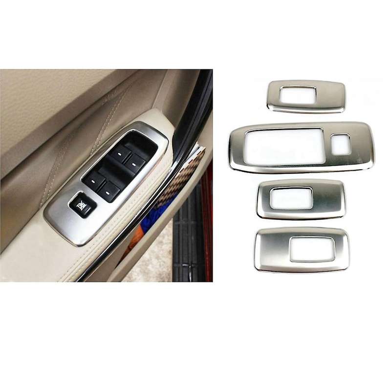 Stainless Steel for Everest Endeavour 2015+ Gear Shift Panel Cover Window Lift Switch Trim Frame Acc