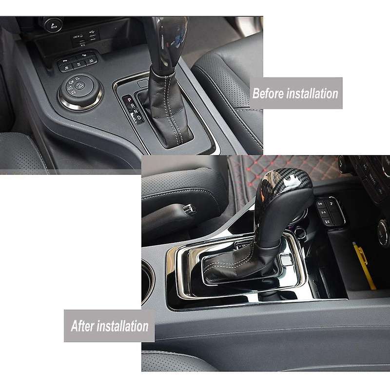Stainless Steel Gear Shift Panel Cover Trim Frame Car Accessories for Everest Endeavour 2015-2021, L