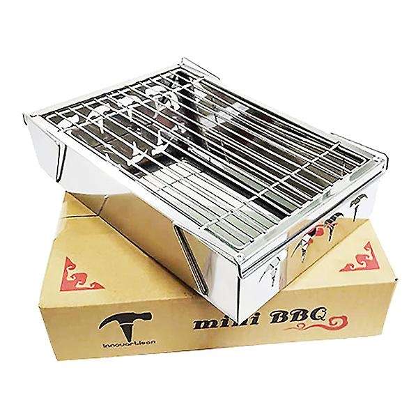 Stainless Steel Grille Environmentally Friendly Disposable Grille Collapsible Portable Outdoor Trave