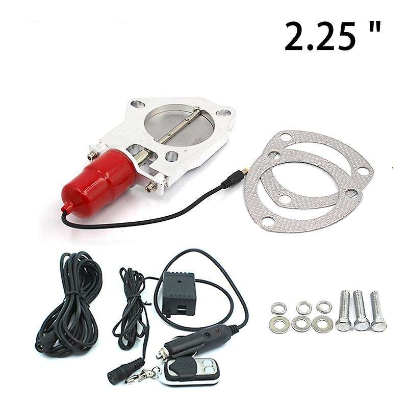 Stainless Steel Headers Electric Exhaust Cut Out Vavle Cut Out Kit with Electric Remote Switch 2.25