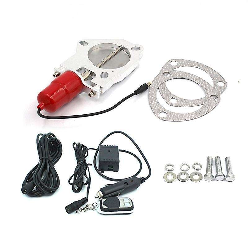 Stainless Steel Headers Electric Exhaust Cut Out Vavle Cut Out Kit with Electric Remote Switch 2.25