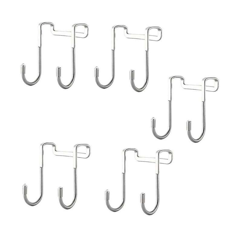 Stainless Steel Hook Double S-type Hook Door Hook Back Hook Multi-functional Wall Hook Door Back Ho
