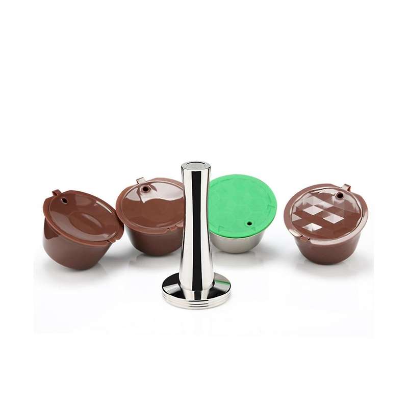 Stainless Steel Ground Coffee for Reusable Compatible with Coffee Pods