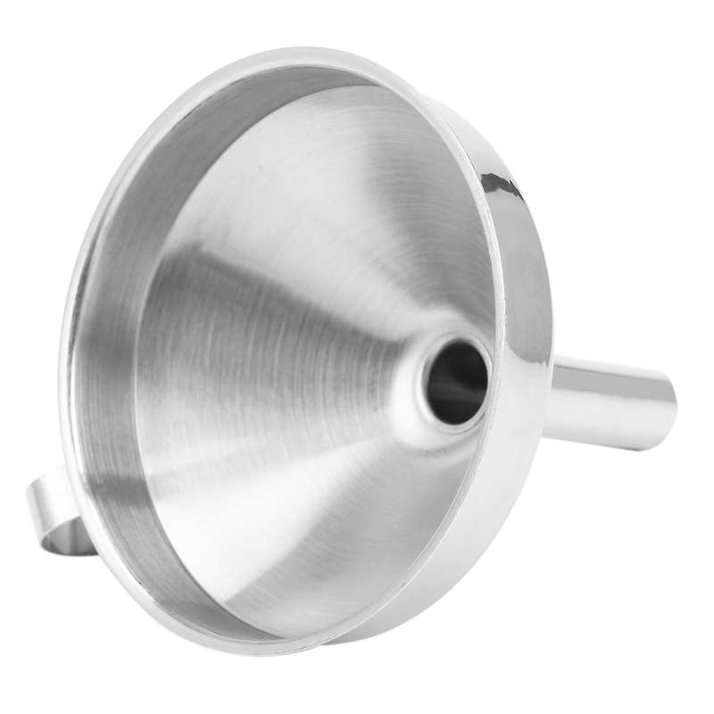 Stainless Steel Kitchen Funnel with Detachable Filter for Transporting Liquids& Fluid, Adding Ingred