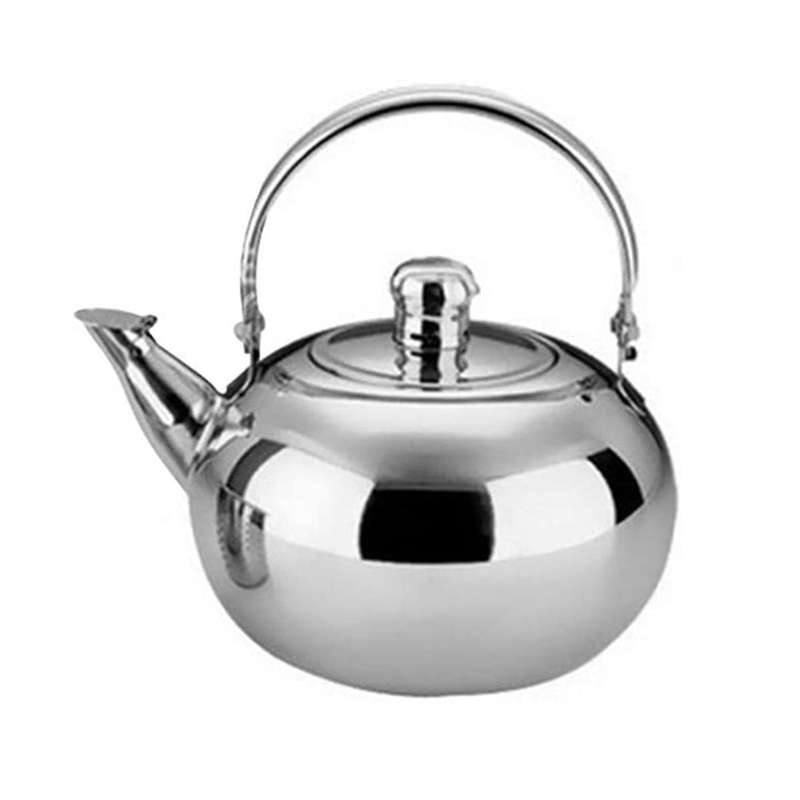Stainless Steel Kettle Heat Resistant Handle Stovetop Portable Camping Coffee Pot Teapot with Filter