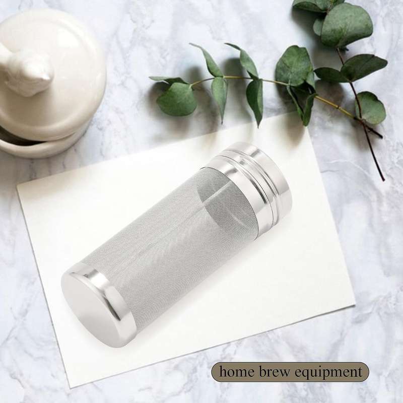Stainless Steel Hop Mesh Filter Homebrew Mesh Beer Filter Strainer Dry Hopper for Home Brew Filter S