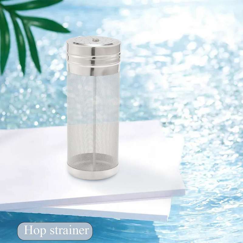 Stainless Steel Hop Mesh Filter Homebrew Mesh Beer Filter Strainer Dry Hopper for Home Brew Filter S