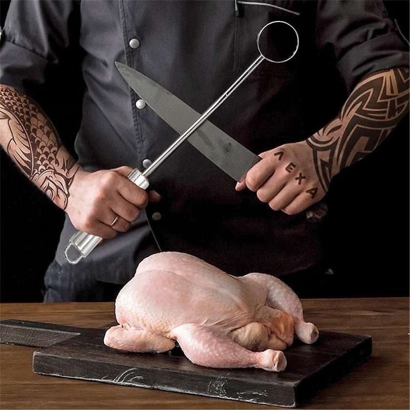 Stainless Steel Lung Remover - Working Head with Super Grip - Ergonomic Handle,instead Of Fingers