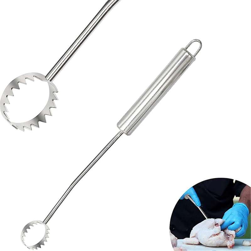 Stainless Steel Lung Remover - Working Head with Super Grip - Ergonomic Handle,instead Of Fingers