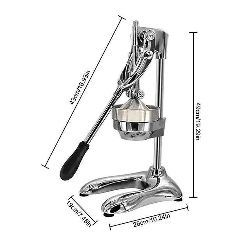 Stainless Steel Manual Lemon Orange Pomegranate Fruit Juice Extractor Hand Press Citrus Squeezer Fru