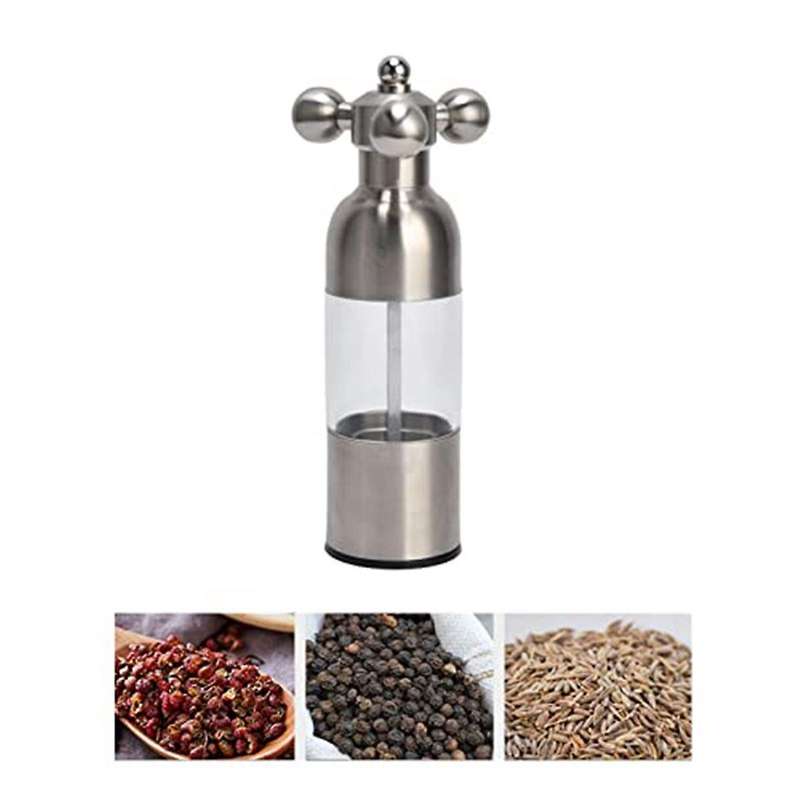 Stainless Steel Mortar and Pestle, Dual Structure Design for Cleaning Kitchen Grinder for Grinding H