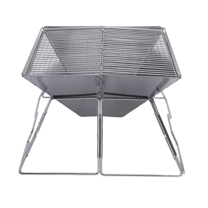 Stainless Steel Outdoor Charcoal Bbq Grill Rack Folding Bbq Barbecue Accessories Portable Home Kitch