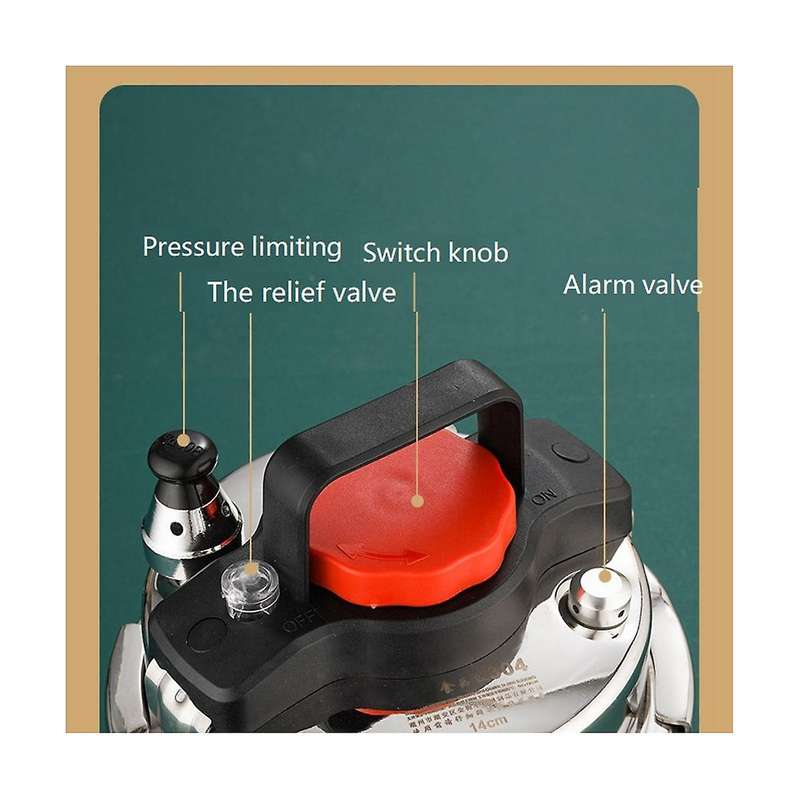 Stainless Steel Outdoor Camping Portable Pressure Cooker Household Mini Pressure Cooker 5-minute Qu