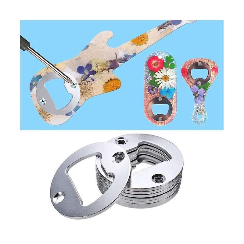 Stainless Steel Opener Inserts Hardware, Metal Insert Parts Kit for Opener Resin Casting Moulds,for