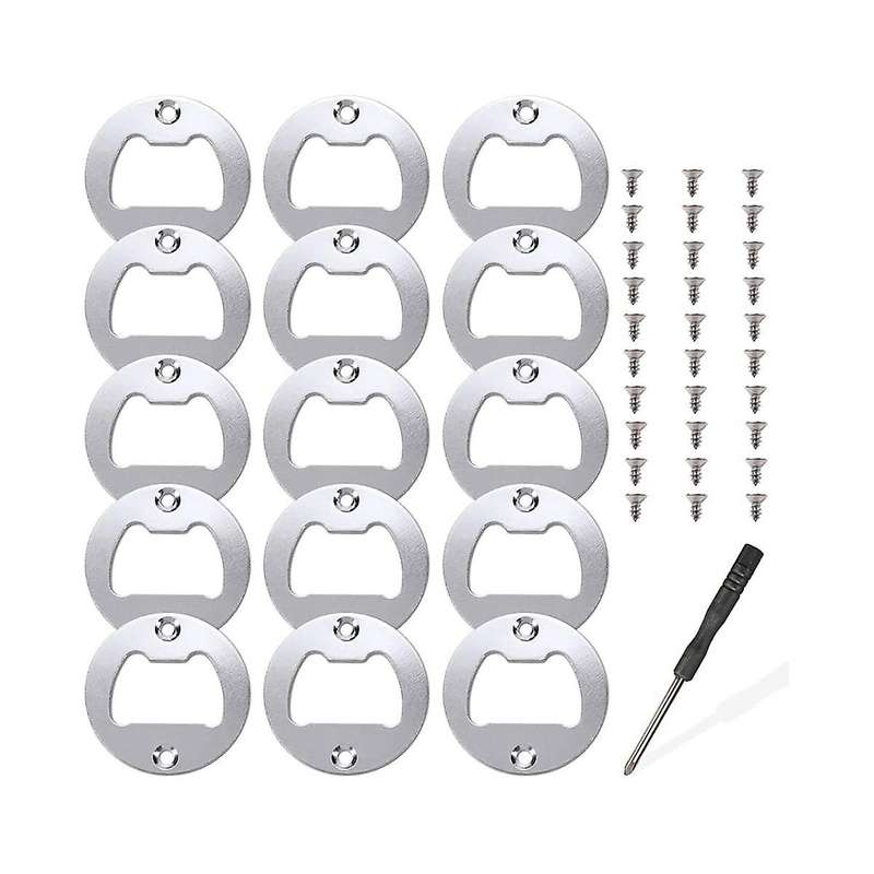 Stainless Steel Opener Inserts Hardware, Metal Insert Parts Kit for Opener Resin Casting Moulds,for