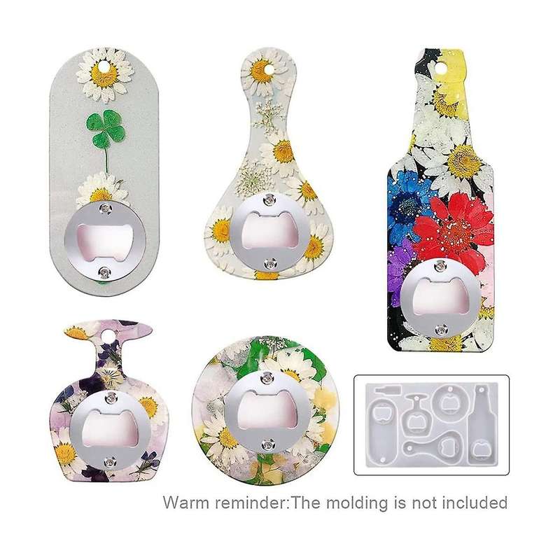 Stainless Steel Opener Inserts Hardware, Metal Insert Parts Kit for Opener Resin Casting Moulds,for