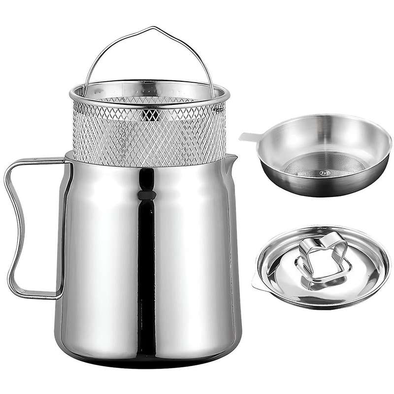 Stainless Steel Oil Filter Pot, 304 Stainless Steel Large Capacity Versatile Oil Filter , Oil Filter