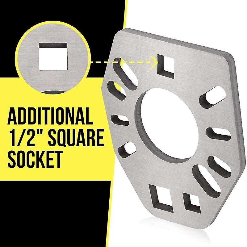 Stainless Steel Pinion Yoke Wrench Tool - Extra Strength Puller for Loosening Pinion Flange and Nut