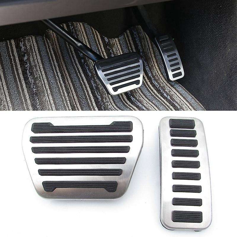 Stainless Steel Pads Brake Gas Pedal Foot Rest Pedal Pad for 2013-2020