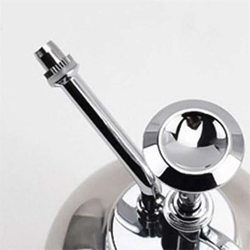 Stainless Steel Plant Sprayer Small Watering Can with Top Pump Suitable for Indoor House Air Plants