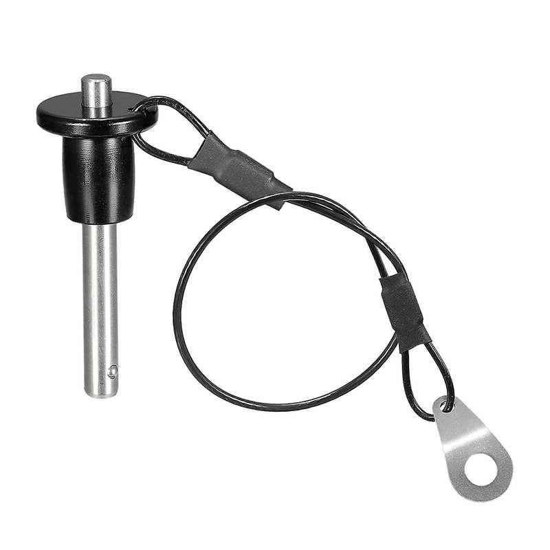 Stainless Steel Quick Release Pin 6mm Diameter Ball Locking Pin with Push Button Lanyard Cable Usab