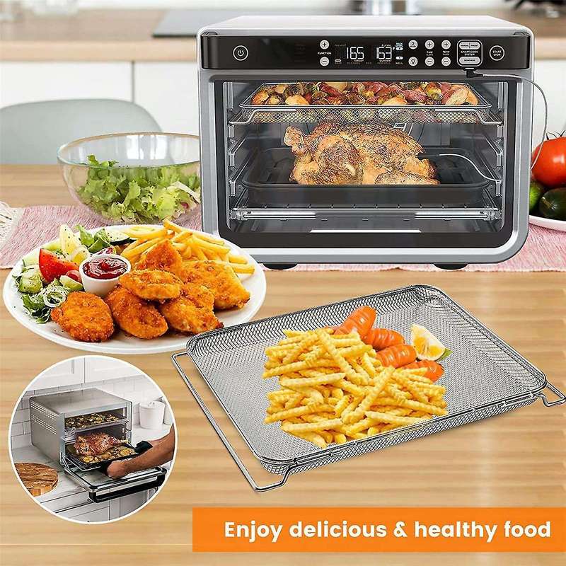Stainless Steel Replacement Air Fry Basket for Ninja Foodi Dt251 Dt201 Oven