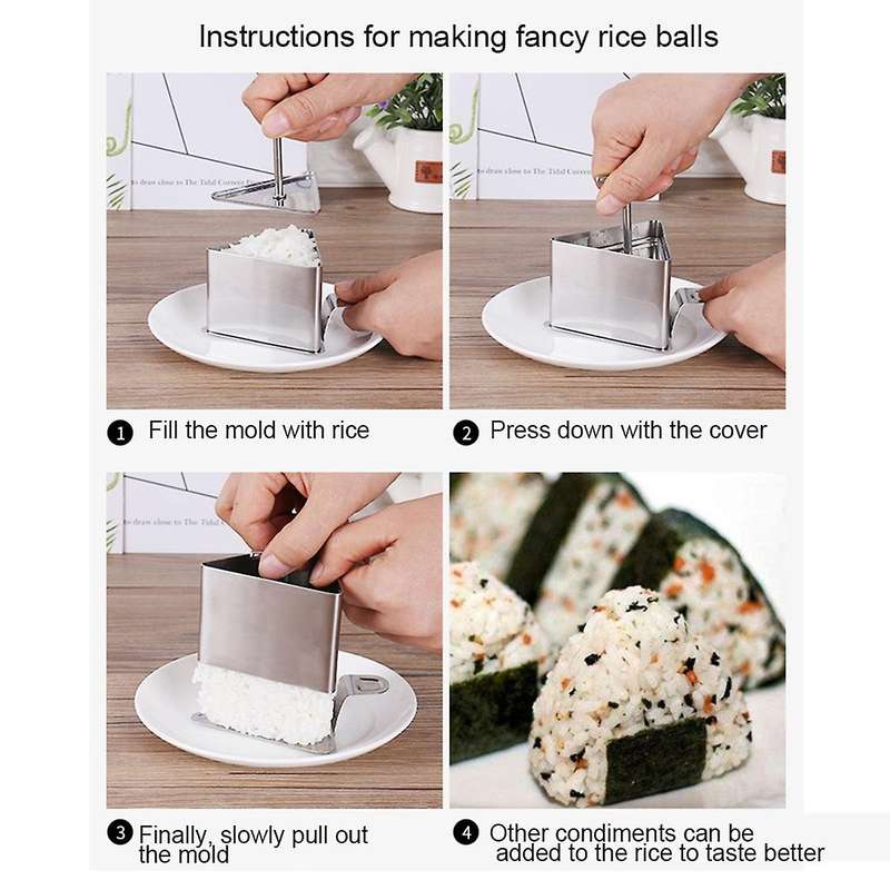 Stainless Steel Rice Ball Mold Children's Supplementary Food Mousse Cake Mold E