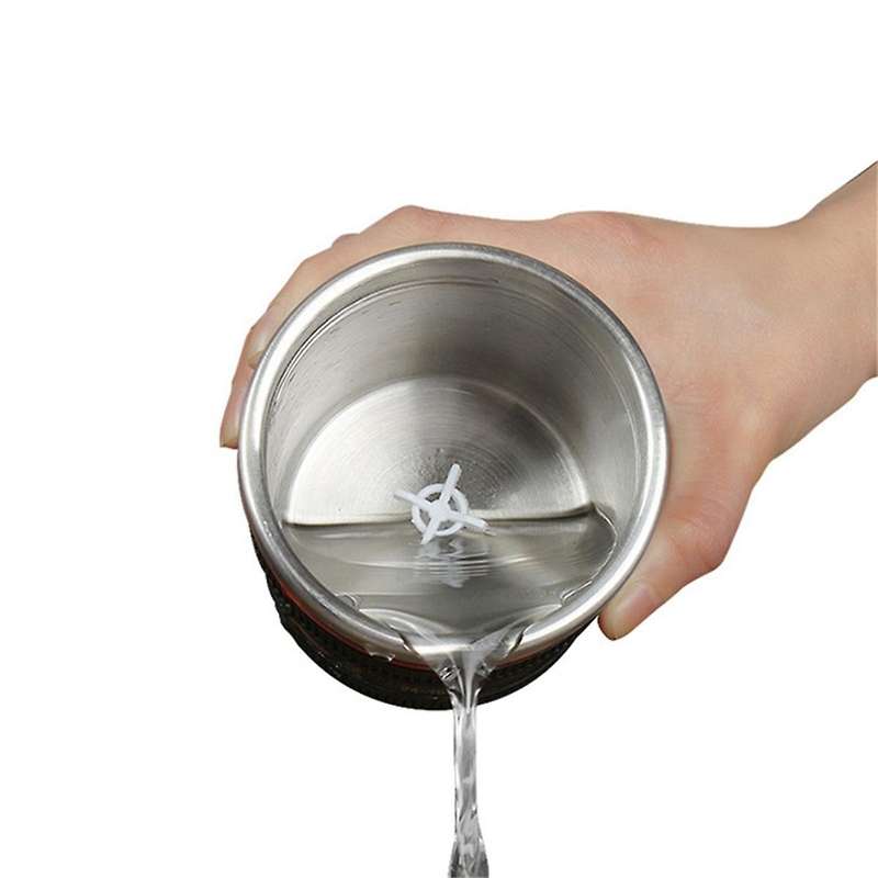 Stainless Steel Self Stirring Coffee Mug Camera Lens Coffee Mug Multipurpose Photographer Camera Mu