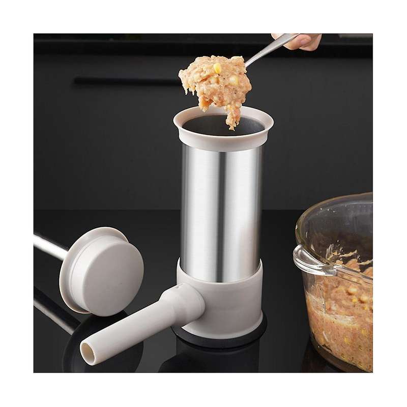 Stainless Steel Sausage Meat Stuffer Horizontal Sausage Maker Homemade Kitchen Meat Sausage Maker To
